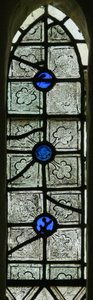 Raam N4 met grisaille door English School