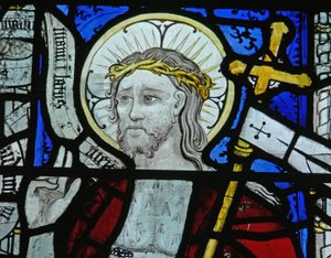 Raam N5 met Christus van de Opstanding