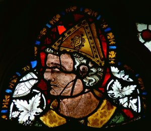 Raam met St. Cuthbert