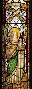 Raam s5 met de Evangelist: Sint Mattheüs