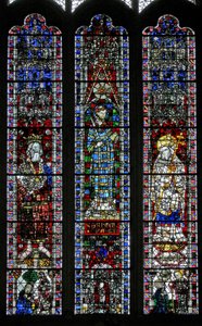 Ramen w4 met St. Edward de Belijder, St. Vincent, St. Peter door English School
