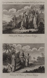 Vrouwenkostuums van Tartary
