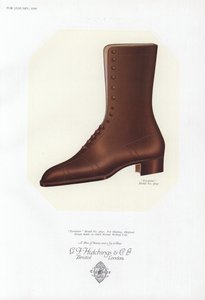 Dames schoen advertentie, 1930s door English School