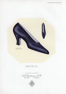 Dames schoen advertentie, 1930s door English School