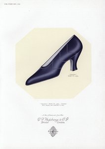 Dames schoen advertentie, 1930s door English School