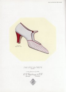 Advertentie voor damesschoenen, 1930s door English School