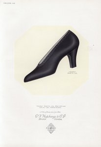Advertentie voor damesschoenen, 1930s door English School