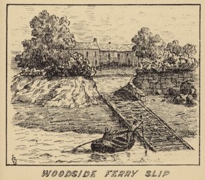 Woodside Ferry Slip door English School