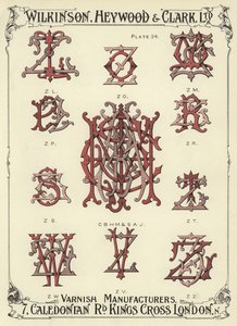ZL, ZO, ZM, ZP, CBHM en SAJ, ZR, ZS, ZT, ZW, ZV, ZZ door English School
