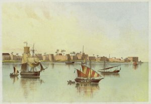 Zanzibar vanaf de zee