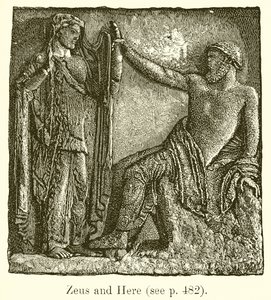 Zeus en Hera door English School