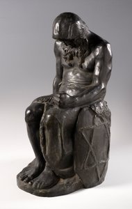 Messias (brons) door Enoch Henryk Glicenstein