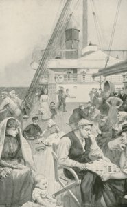 Vermaak aan Boord van een Emigrantenschip