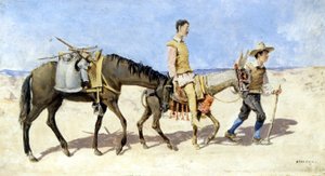 Don Quichot en Sancho Panza door Enrique Atalaya