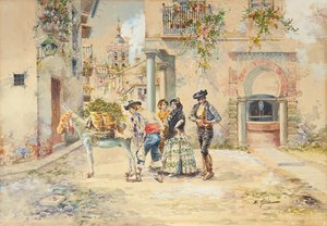 De straatverkoper door Enrique Marin Higuero