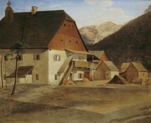 Het grote Hammerhaus in Hirschwang aan de Rax