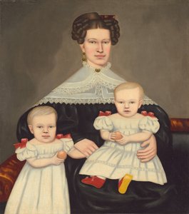 Mevrouw Paul Smith Palmer en haar tweelingen