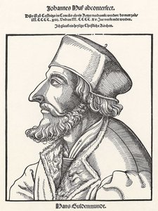 Jan Hus door Erhard Schon