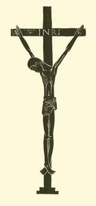 Kruisbeeld door Eric Gill
