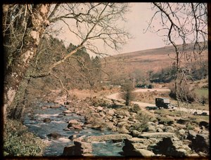 Clapper Bridge, Dartmeet, Widecombe in the Moor, Teignbridge, Devon, UK door Eric Maybank
