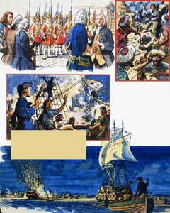 Scrapbook van de Britse zeeman: Vechten tegen de Fransen