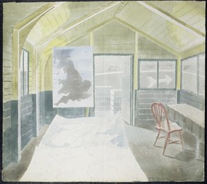 De operatiekamer, c.1941-42 door Eric Ravilious