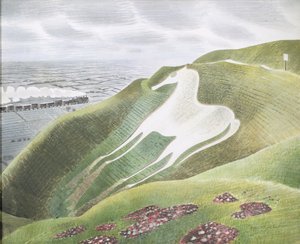 Het Westbury Paard door Eric Ravilious