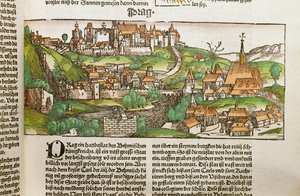 Uitzicht op de stad Praag