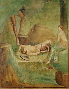 Slapende maenaden (fresco)