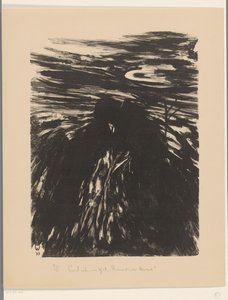 Romantische avond door Erich Wichmann (signed by artist)