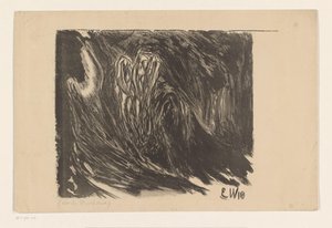 Abstracte compositie door Erich Wichmann