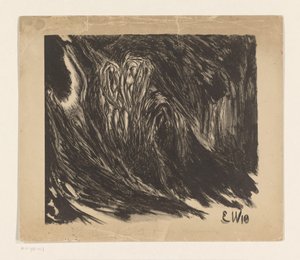 Abstracte compositie door Erich Wichmann