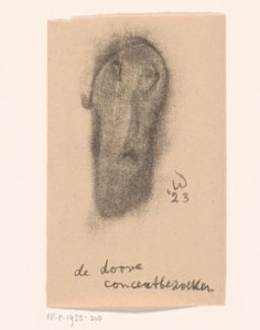 De dove concertbezoeker door Erich Wichmann