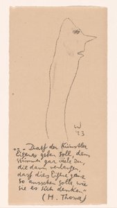 Karikaturale figuur door Erich Wichmann