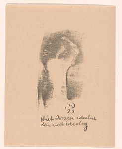 Niet zoozeer idealist dan wel ideoloog door Erich Wichmann