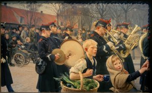Wisseling van de wacht, 1888 door Erik Hennigsen