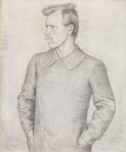 Fridtjof Nansen 1861-1930 door Erik Theodor Werenskiold