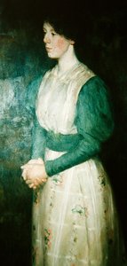 Portret van Miss Ellen Dick door Erik Theodor Werenskiold