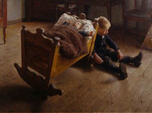 Twee broers door Erik Theodor Werenskiold