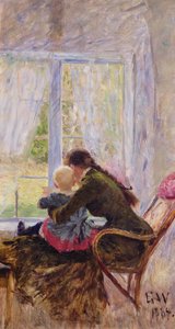 Jij en Bebe door Erik Theodor Werenskiold