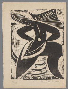 Ex libris van Gianni Mantero