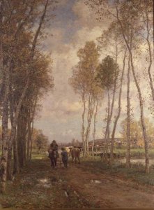 Vallei van de Somme door Ernest Albert Waterlow
