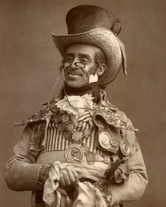 Arthur Roberts, Britse acteur, komiek en music hall entertainer, 1888 door Ernest Barraud