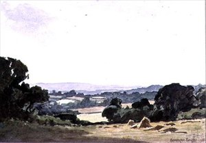 Sussex Weald door Ernest Benger or Berenger