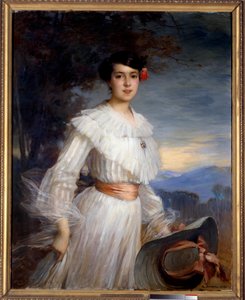 Portret van Madeleine Reclus door Ernest Bordes