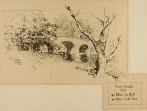 Beekbrug door Ernest C. Peixotto