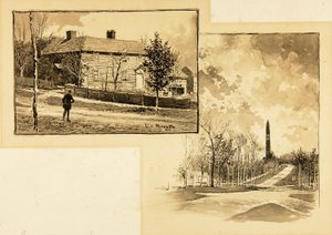 Huis/monument in het bos