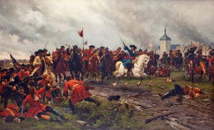 Willem III van Engeland bij de Slag aan de Boyne