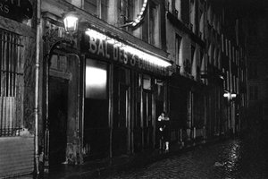 Ingang van een bal-musette, Rue de Lappe, Parijs