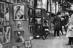 Schilderijen te koop, Parijs, 1931